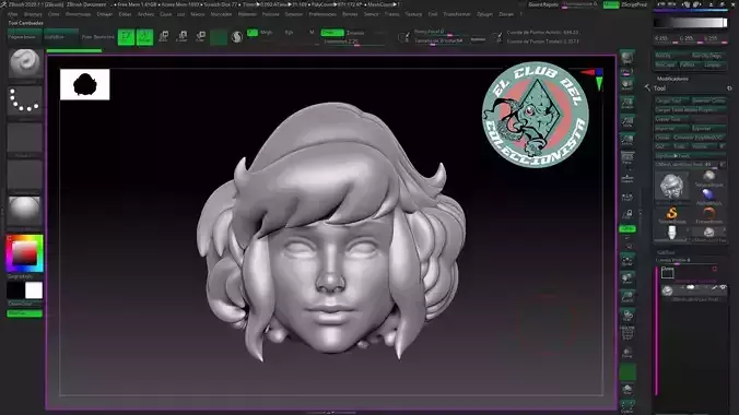 April Oneal head sculpt  3D print model