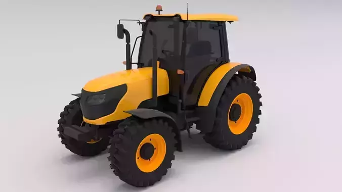 Tractor Yellow