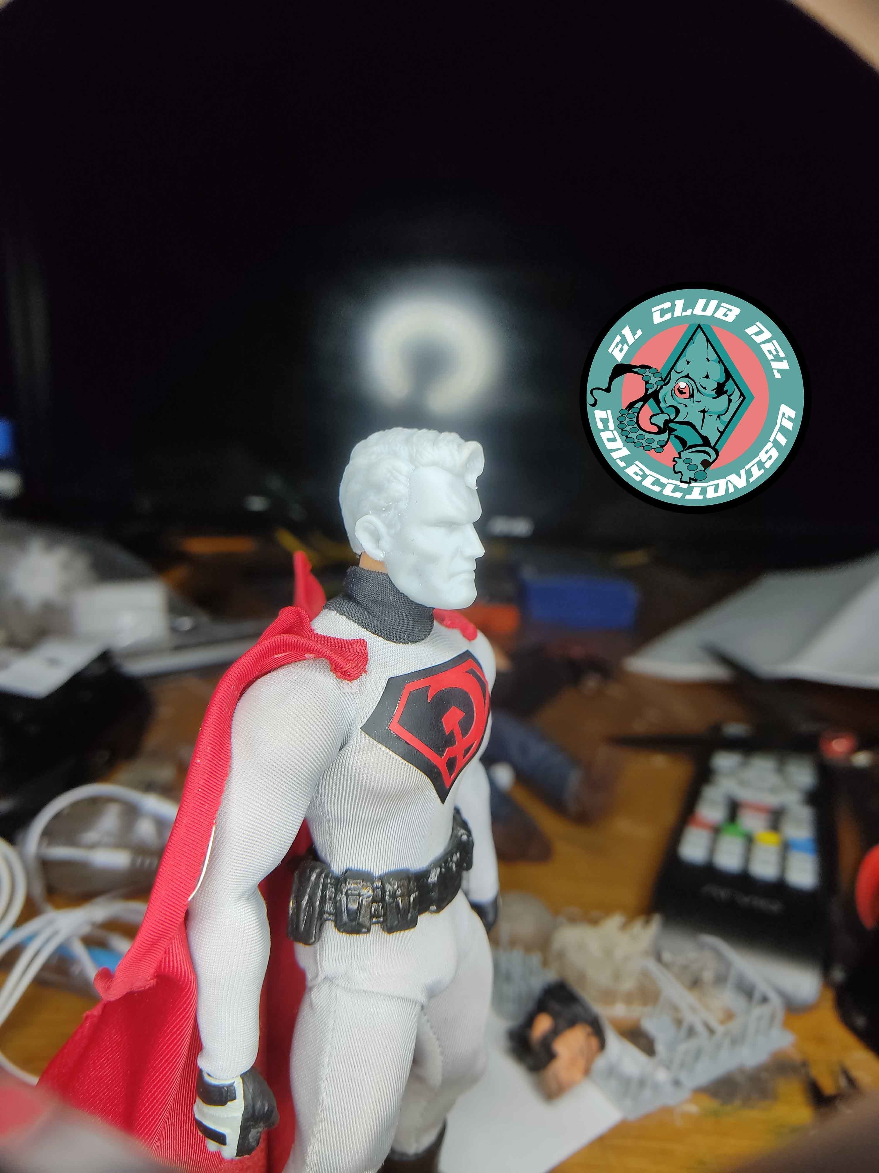 superman Jim lee head sculpt 3D print model_3