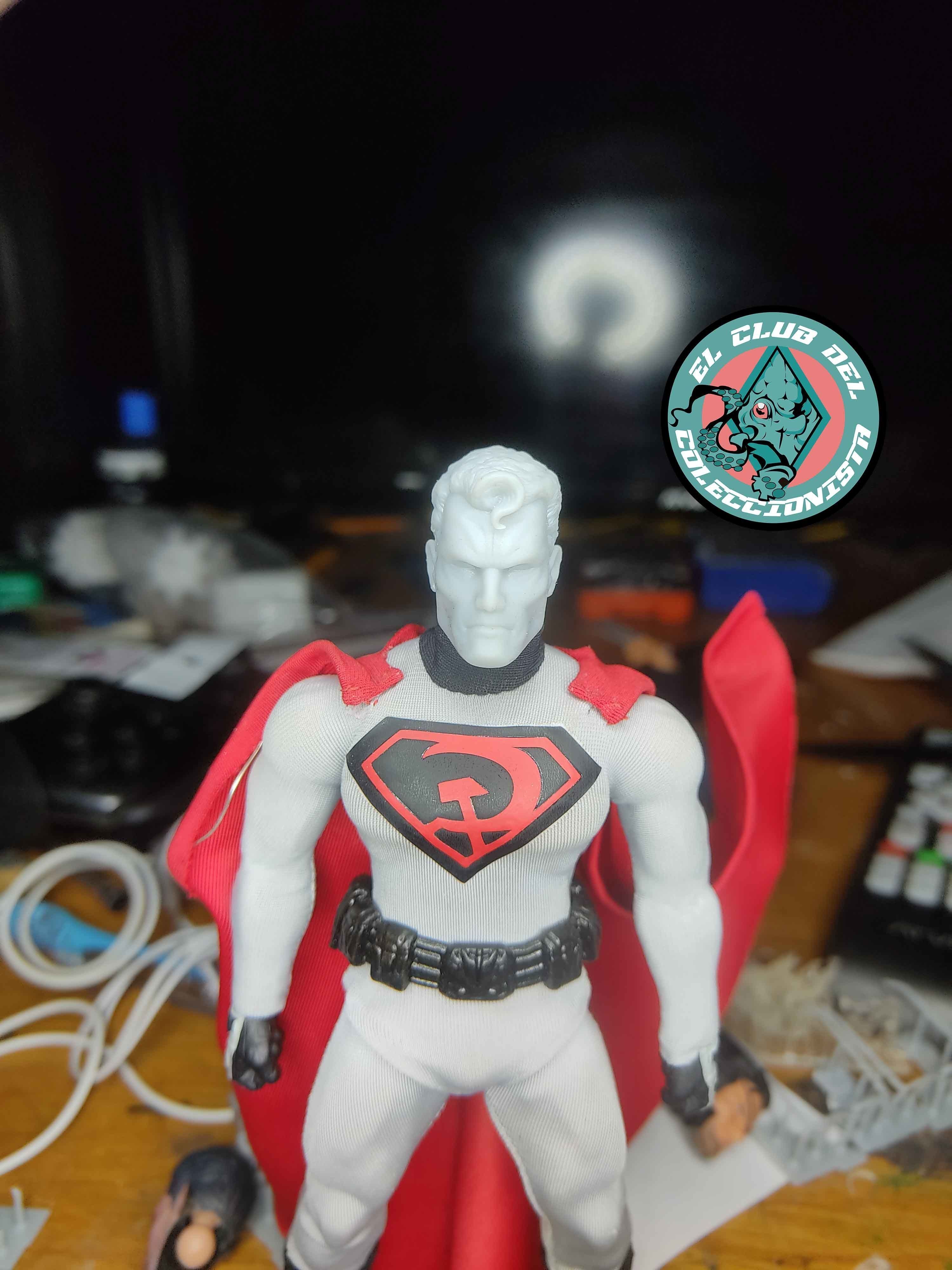 superman Jim lee head sculpt 3D print model_4