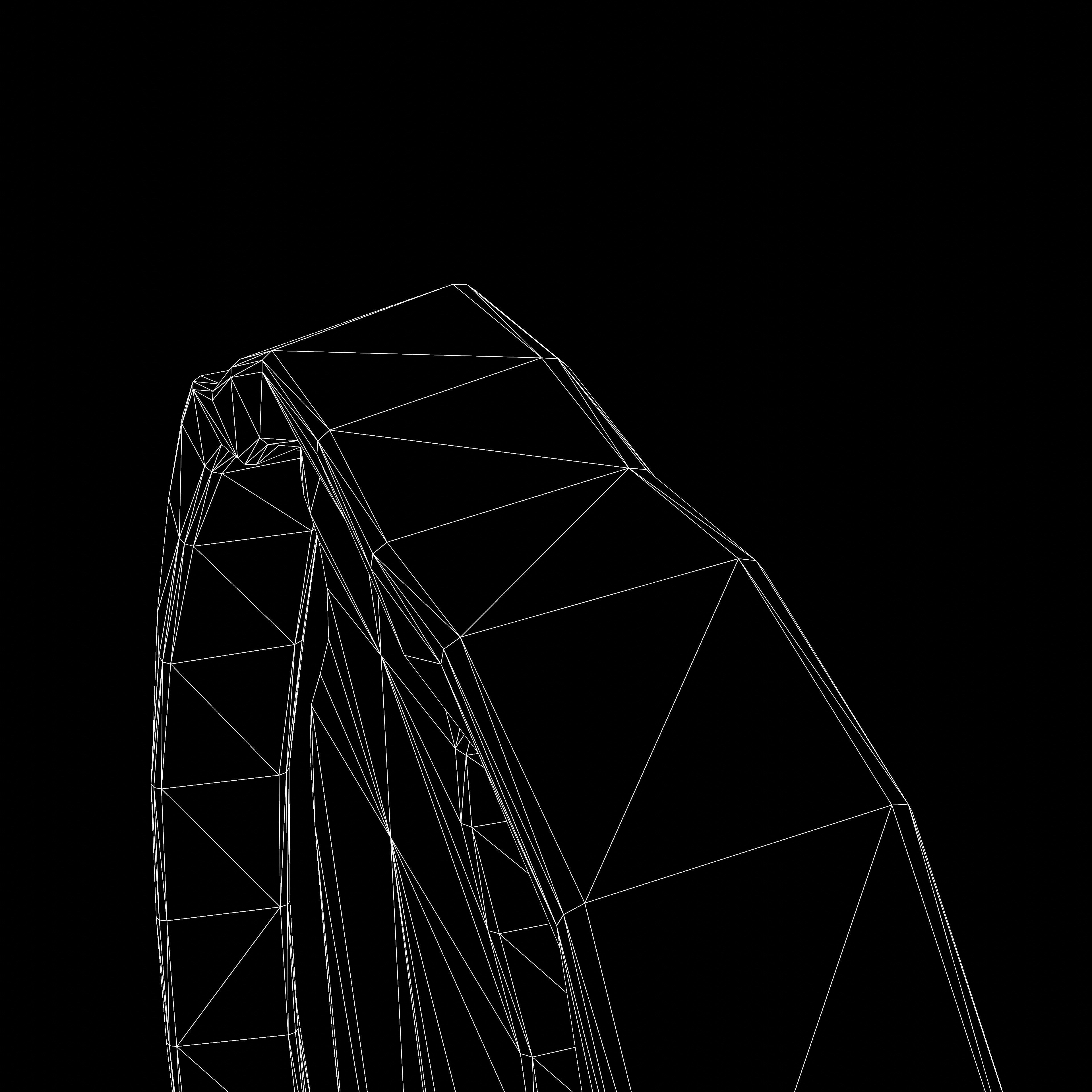 Low-Poly 3D Antique Chair Free low-poly 3D model_9