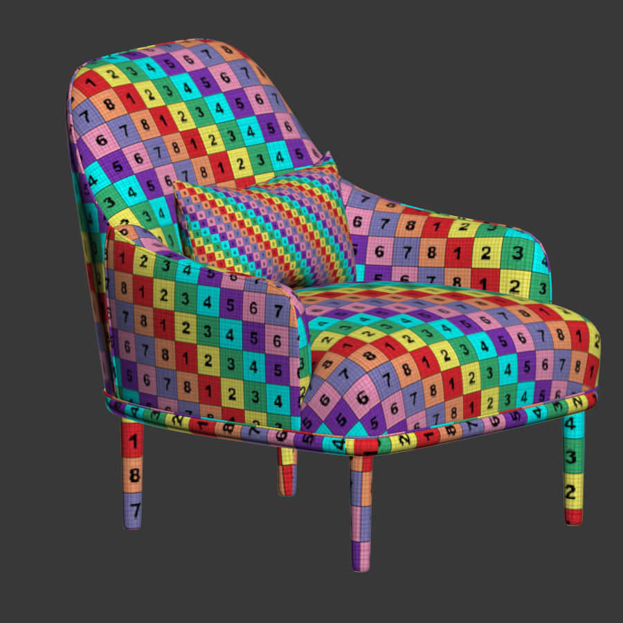 Sullivan Classic Occasional Armchair 3D model_4