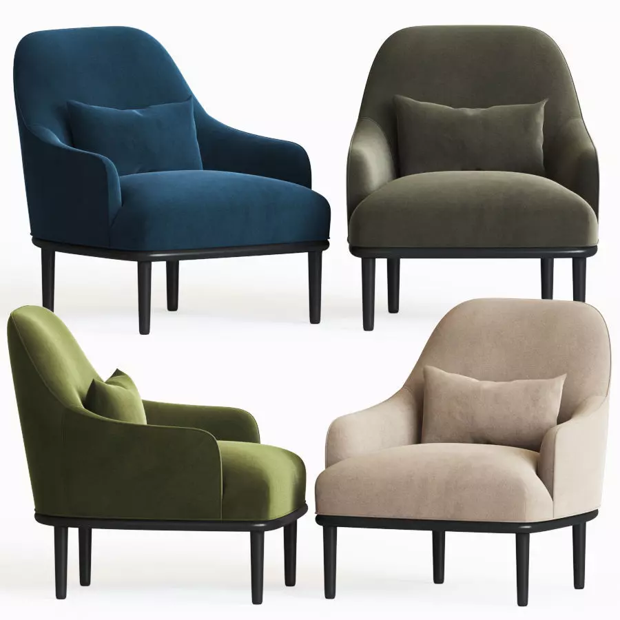 Sullivan Classic Occasional Armchair 3D model_0