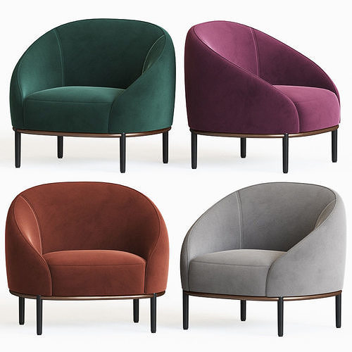 Yoisho Armchair Potocco 3D model