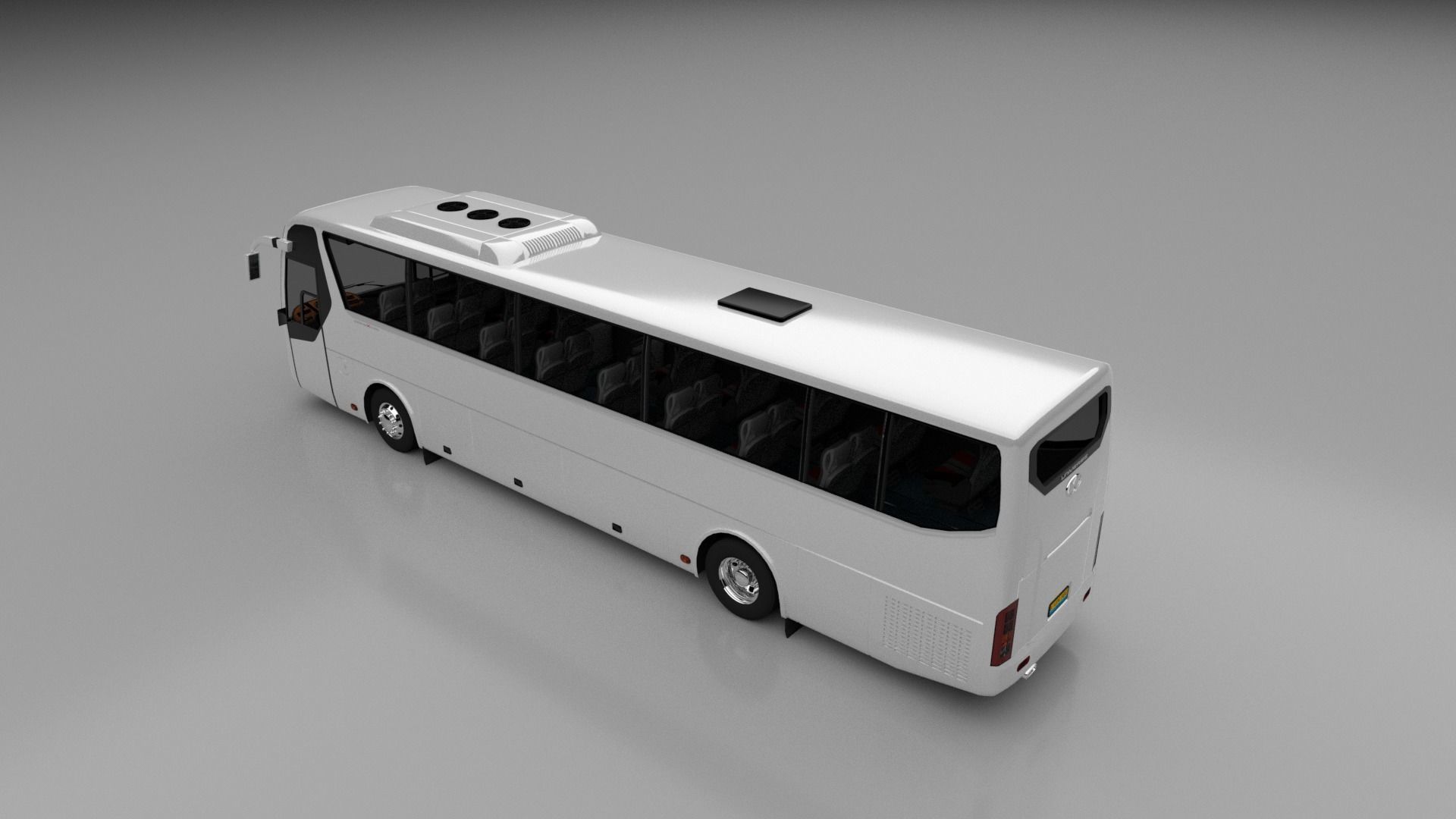 Hyundai Universe Xpress Noble Bus 2007 3D model_11