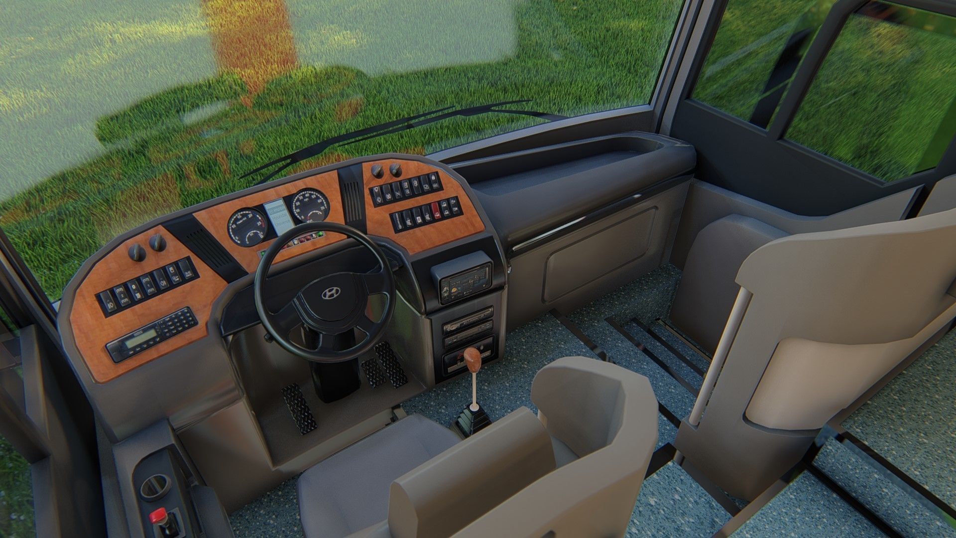 Hyundai Universe Xpress Noble Bus 2007 3D model_19