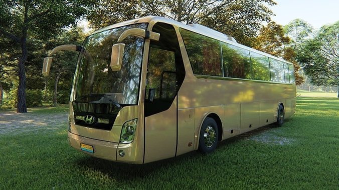 Hyundai Universe Xpress Noble Bus 2007 3D model