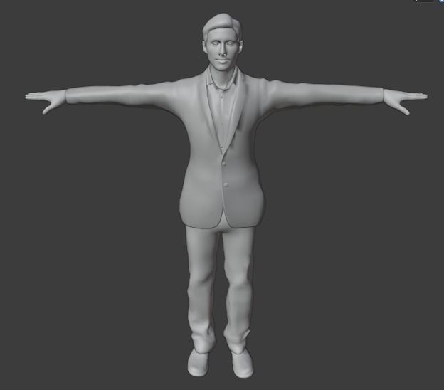 low Poly Male character free VR / AR / low-poly 3D model animated ...