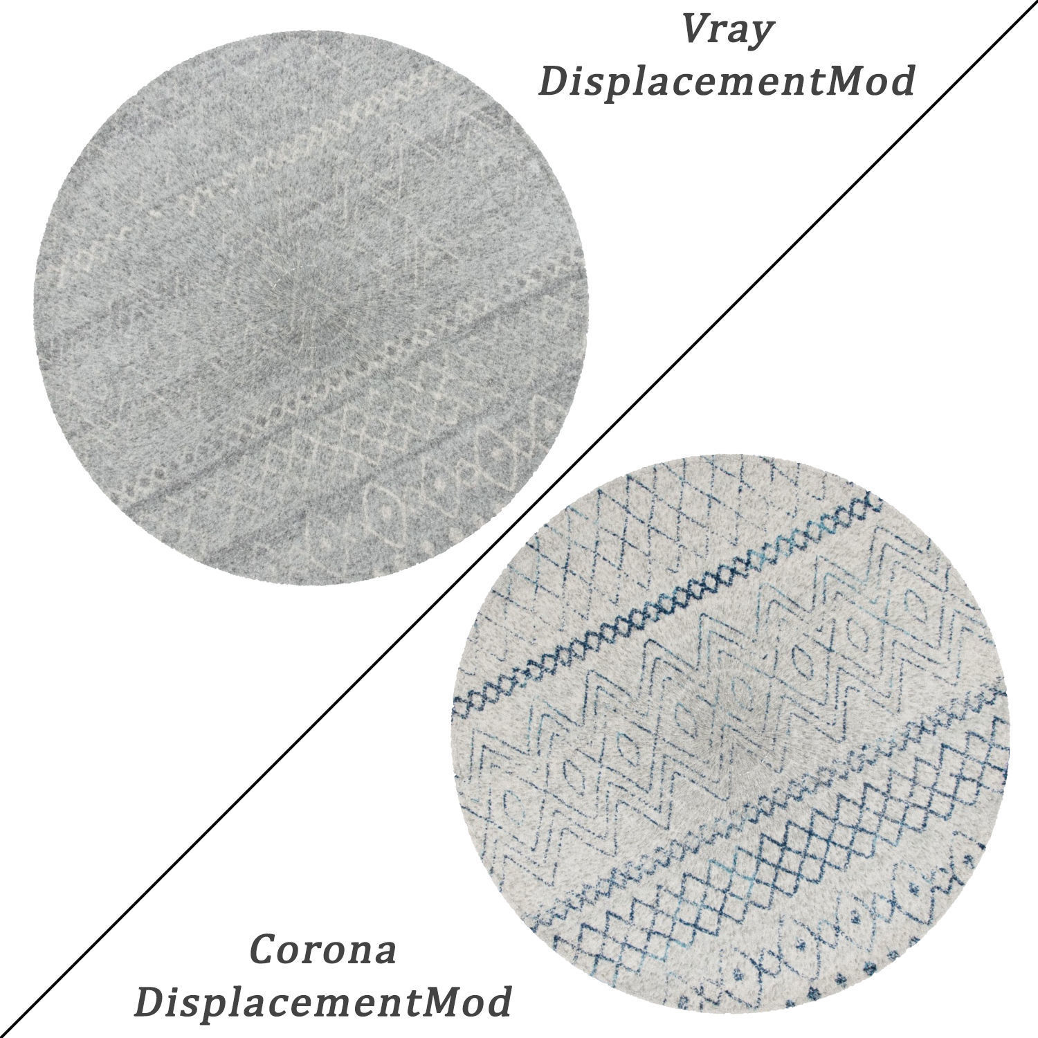 Round Rug Set 115 3D model_1