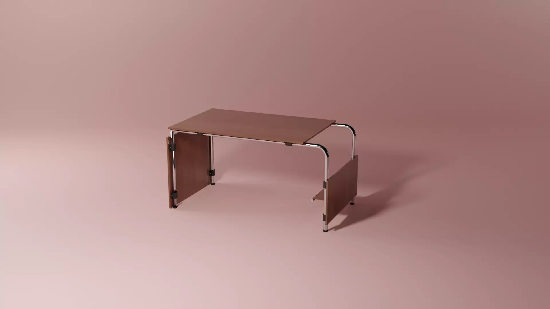 PC Desk Free 3D model