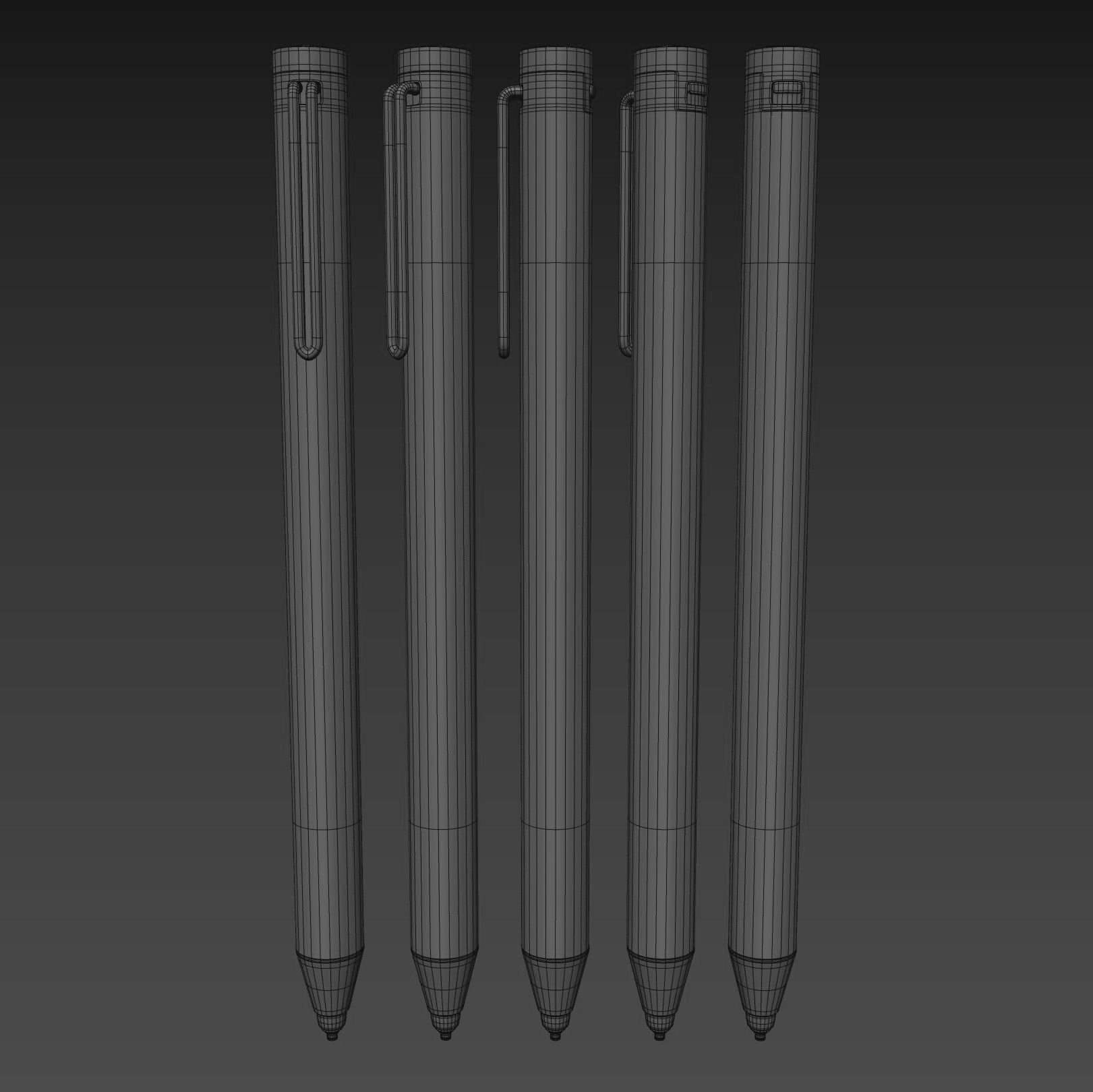 Wacom Bamboo Tip Pen 3D model_8