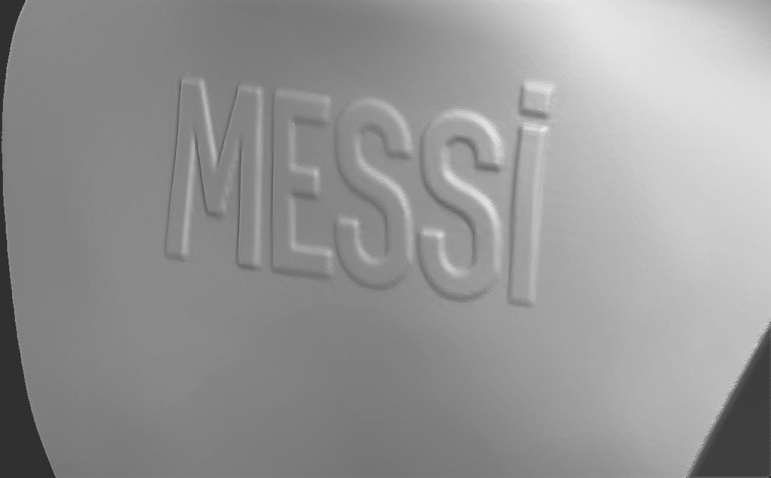 Leo Messi in PSG bust 3D printing ready stl obj formats 3D print model_22