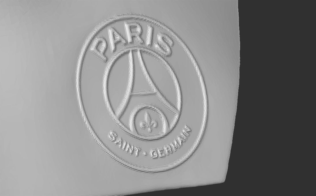 Leo Messi in PSG bust 3D printing ready stl obj formats 3D print model_23