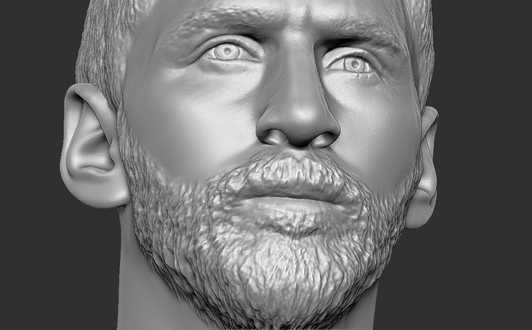 Leo Messi in PSG bust 3D printing ready stl obj formats 3D print model_18