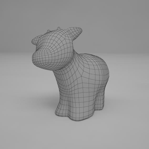 Giraffe salt and pepper shaker 3D model_2