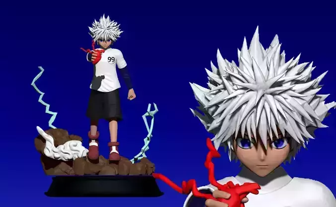 Killua - Hunterxhunter - 3D print 3D print model