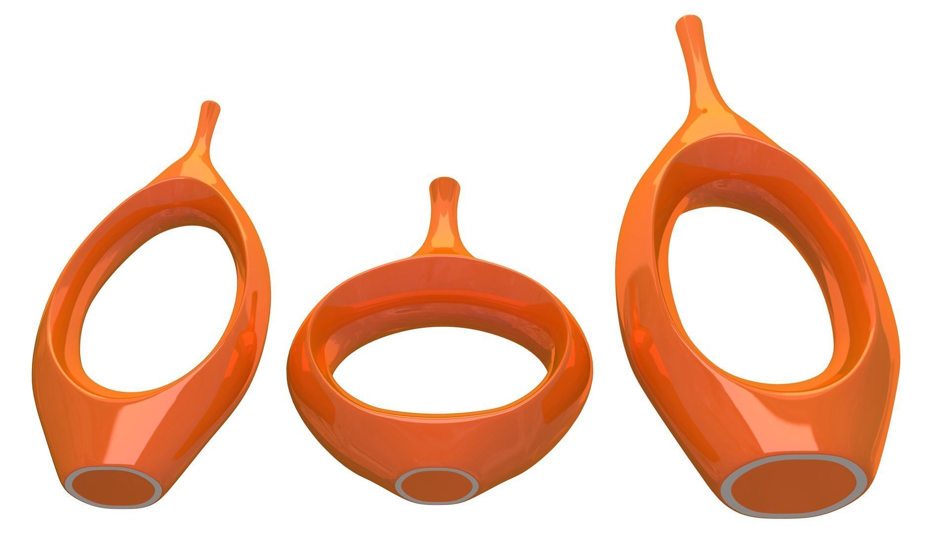 Decor Tabletop Hollowed Vases All Colors 3D model_20