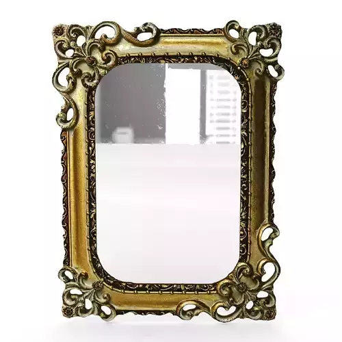 Antique Frame Mirror 6
