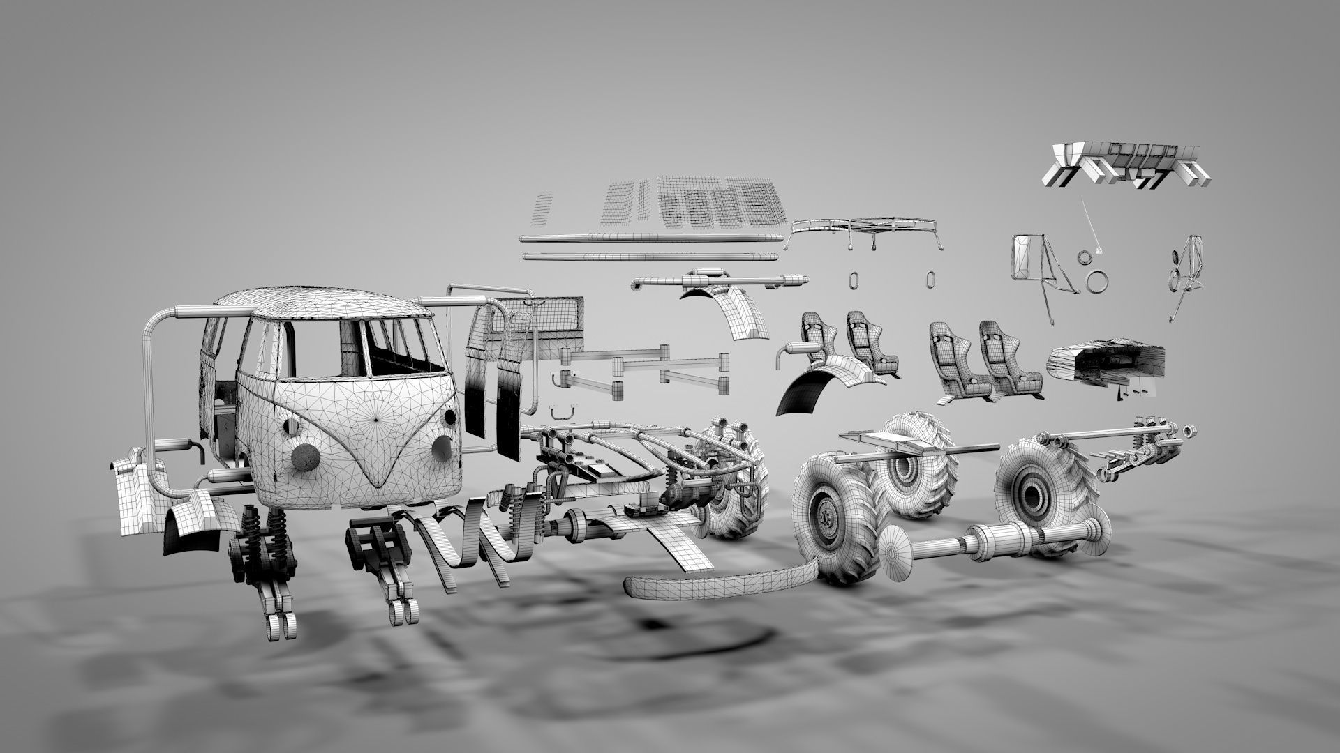 Monster Truck 8 3D model_20