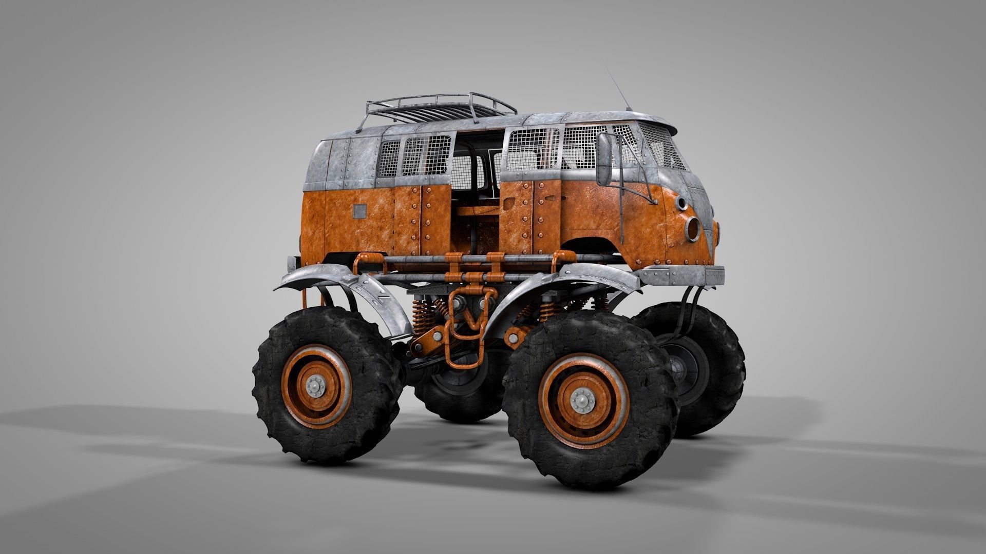 Monster Truck 8 3D model_2