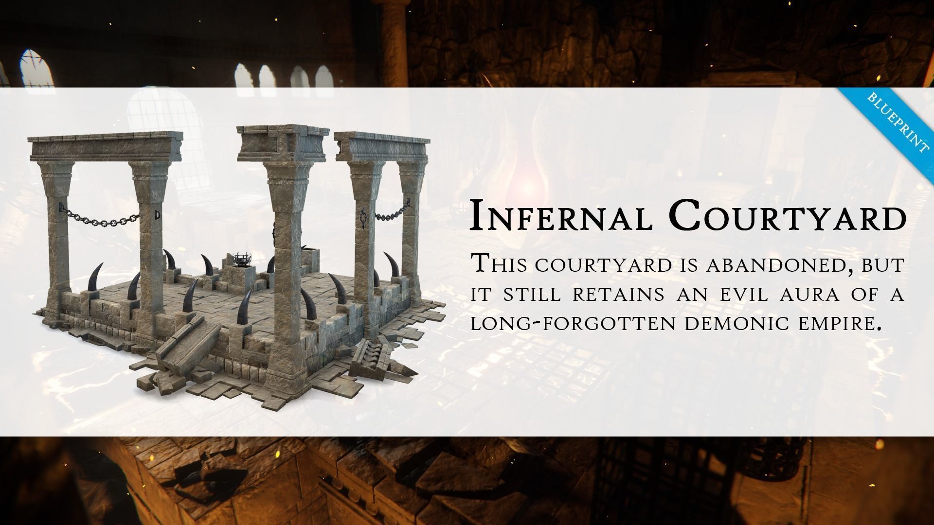 Deadly Dungeon - Infernal Low-poly 3D model_11