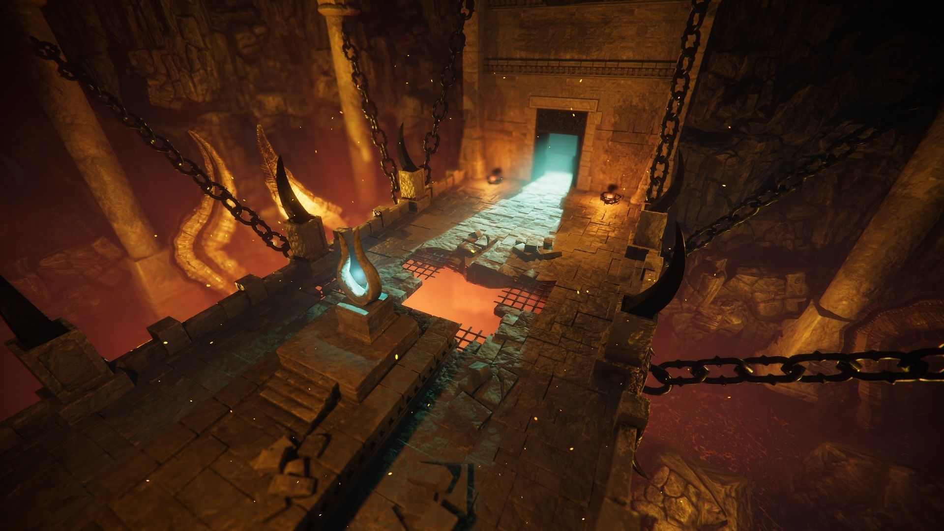 Deadly Dungeon - Infernal Low-poly 3D model_4