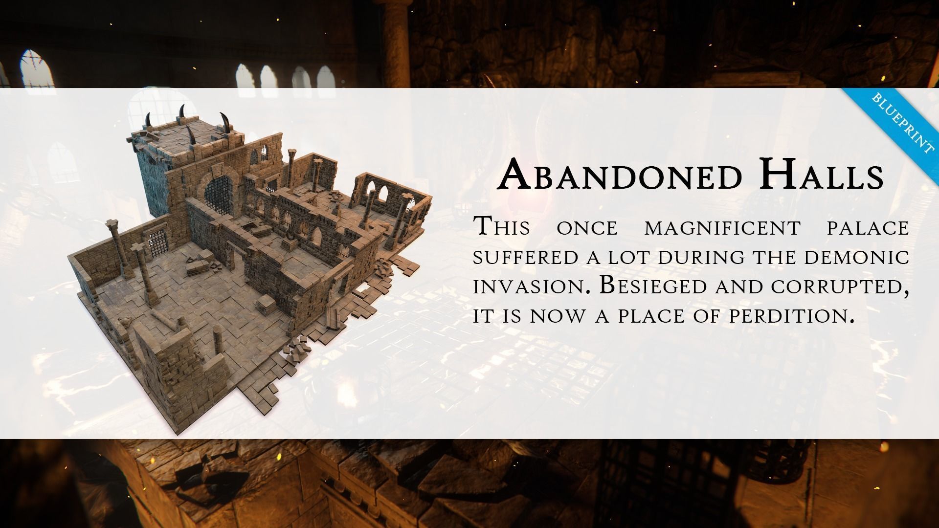 Deadly Dungeon - Infernal Low-poly 3D model_8