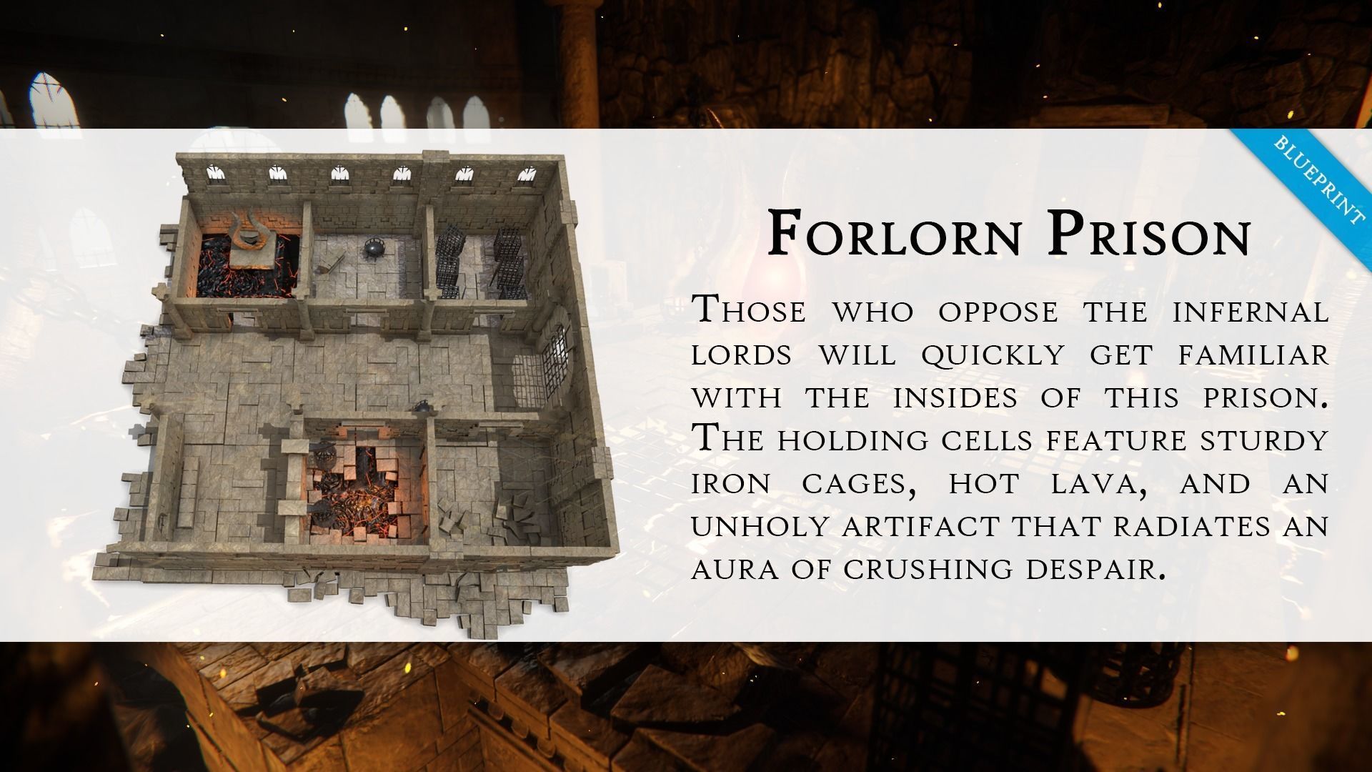 Deadly Dungeon - Infernal Low-poly 3D model_10