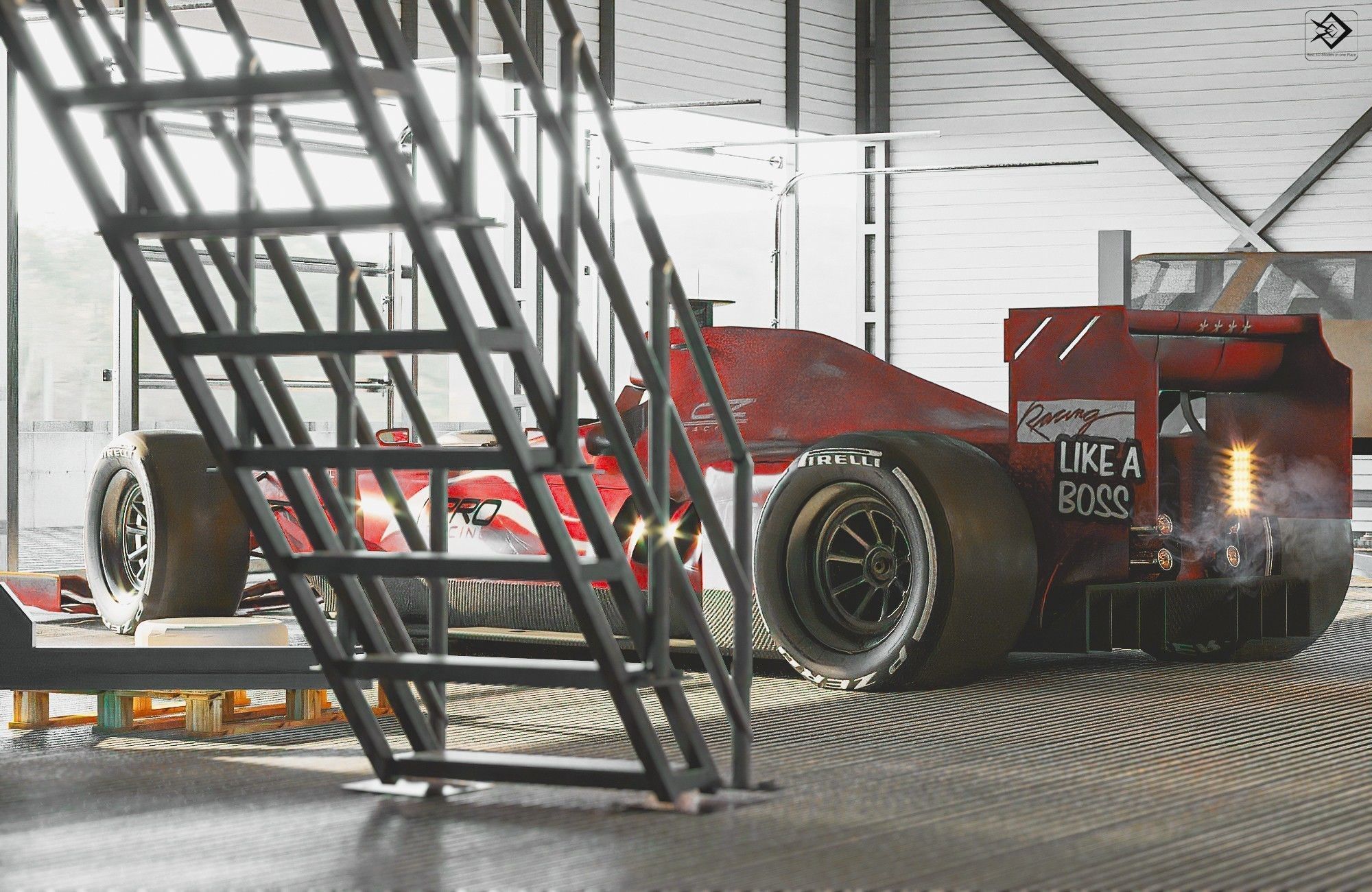 Formula 1 Car 3D model_1