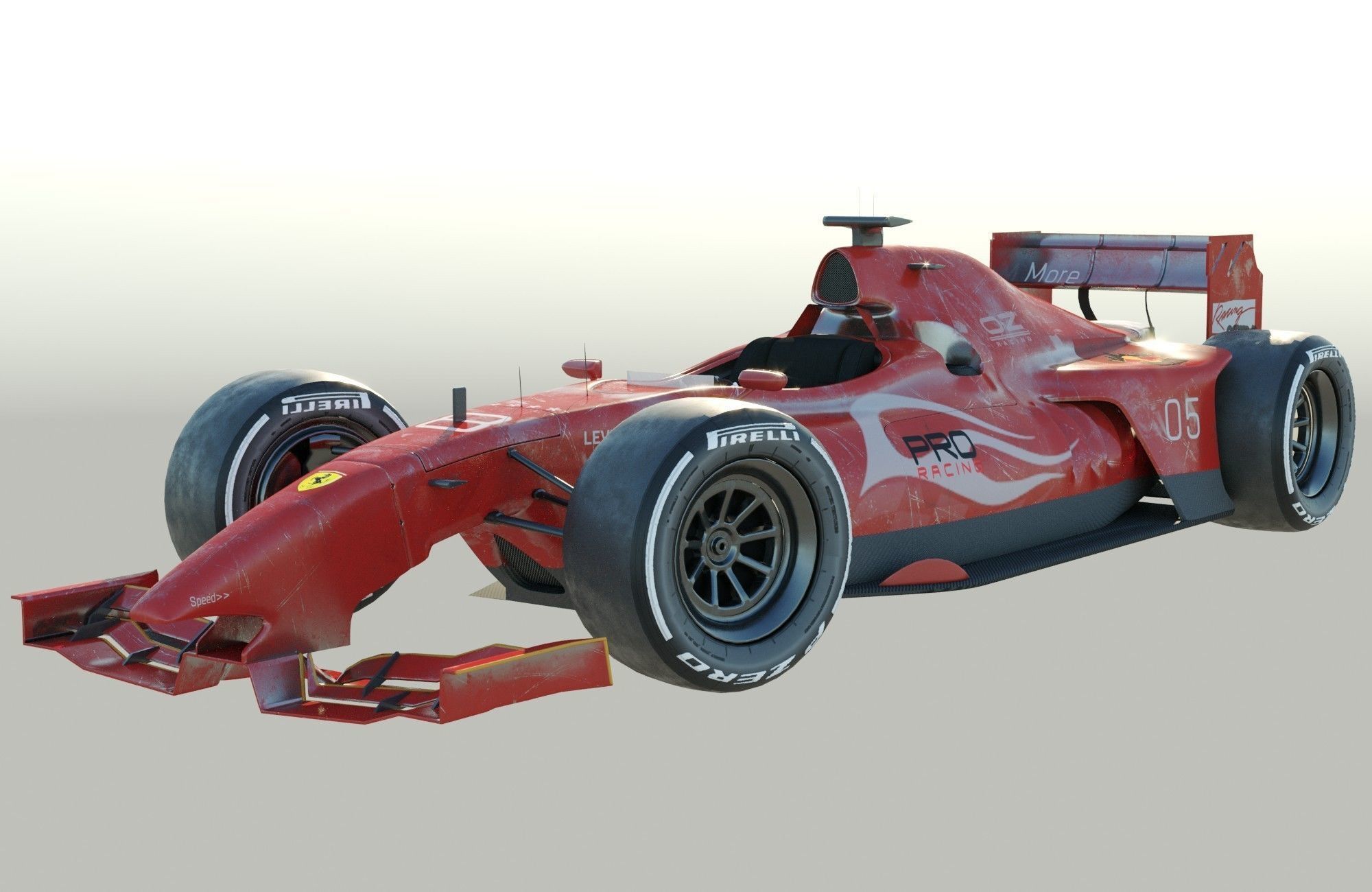 Formula 1 Car 3D model_11