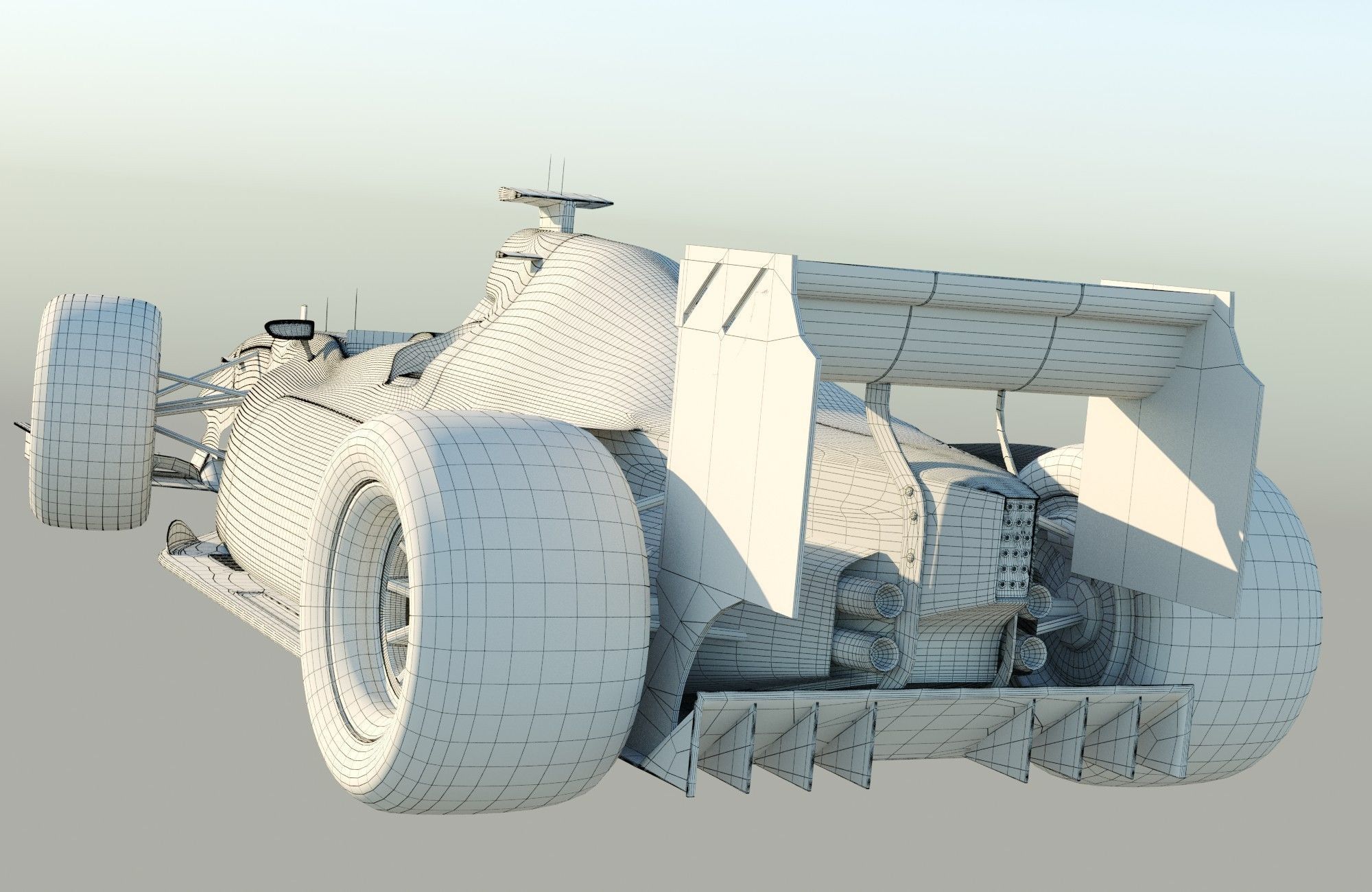 Formula 1 Car 3D model_14