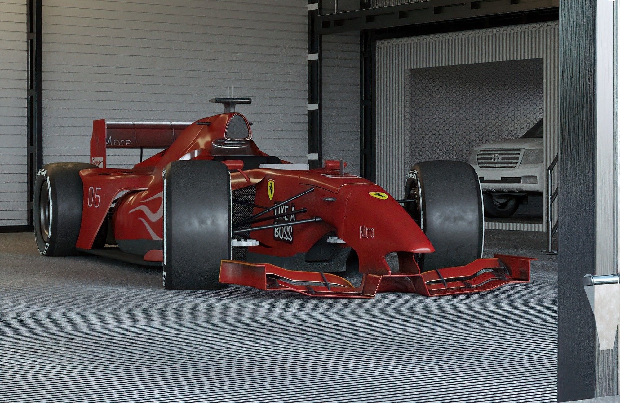 Formula 1 Car 3D model_12