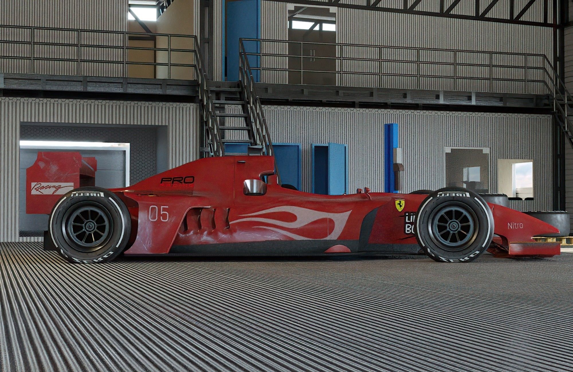 Formula 1 Car 3D model_13
