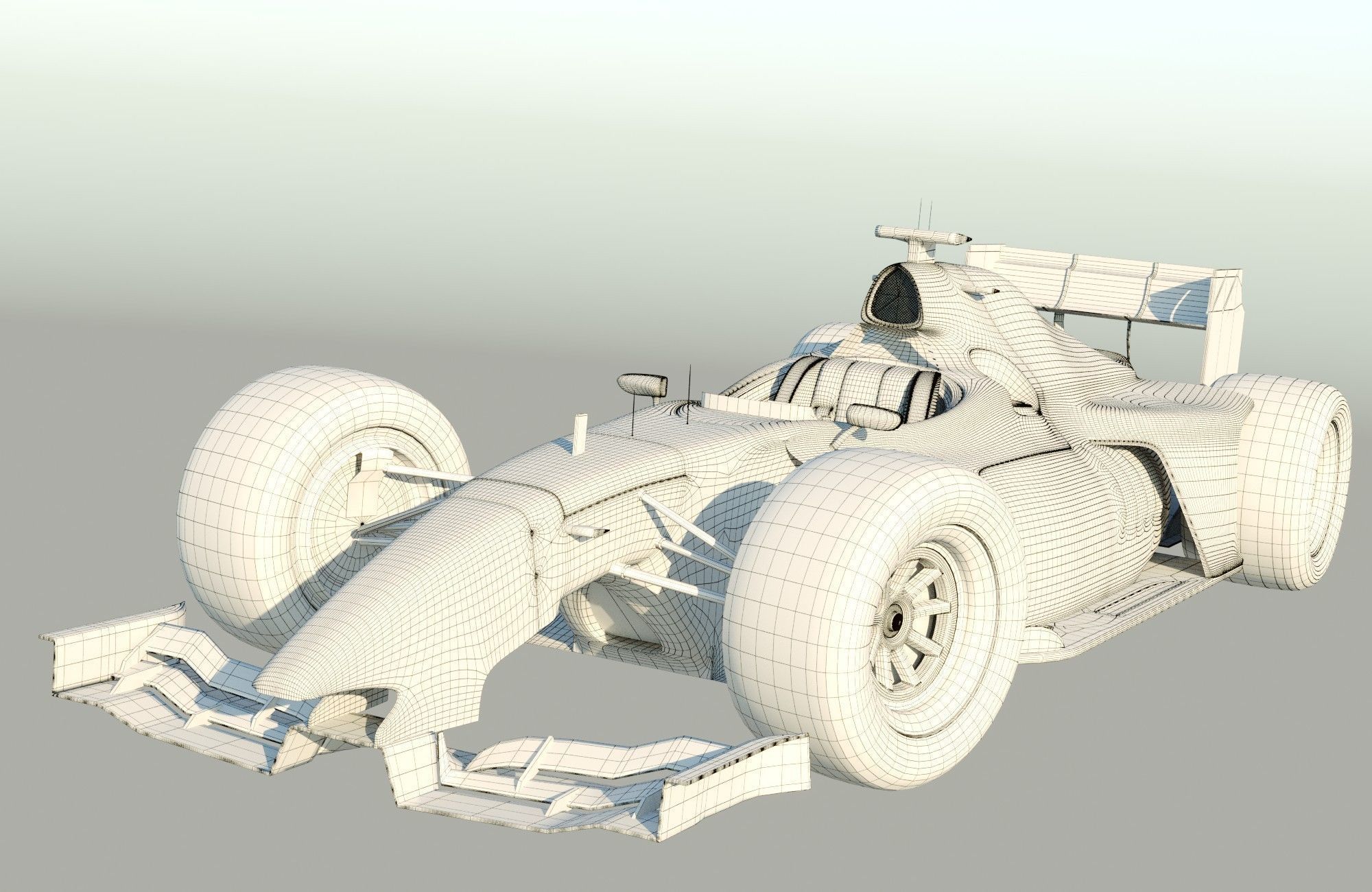 Formula 1 Car 3D model_15