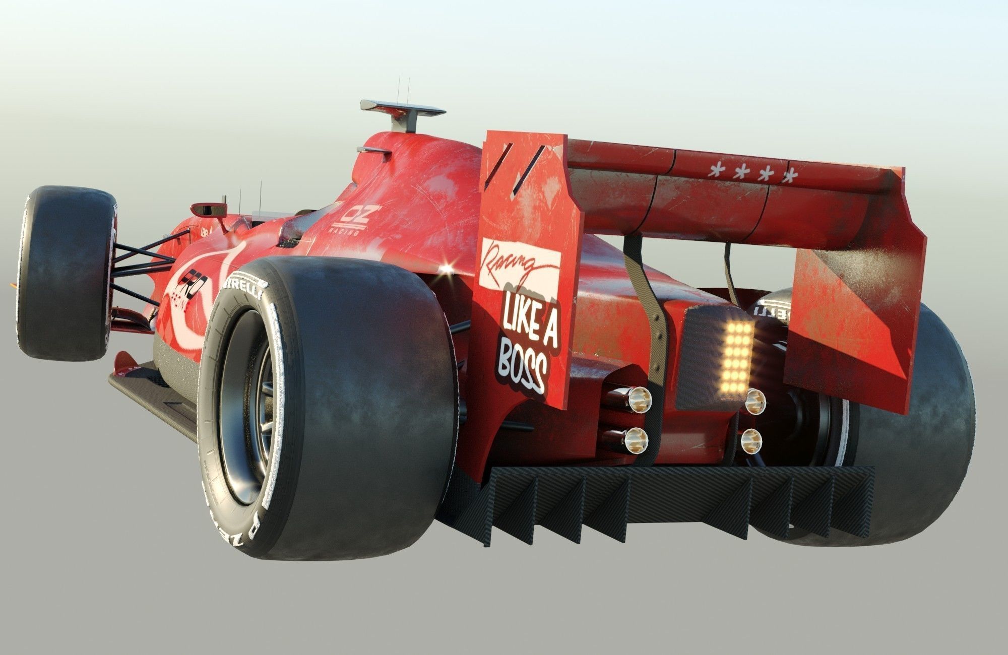 Formula 1 Car 3D model_7