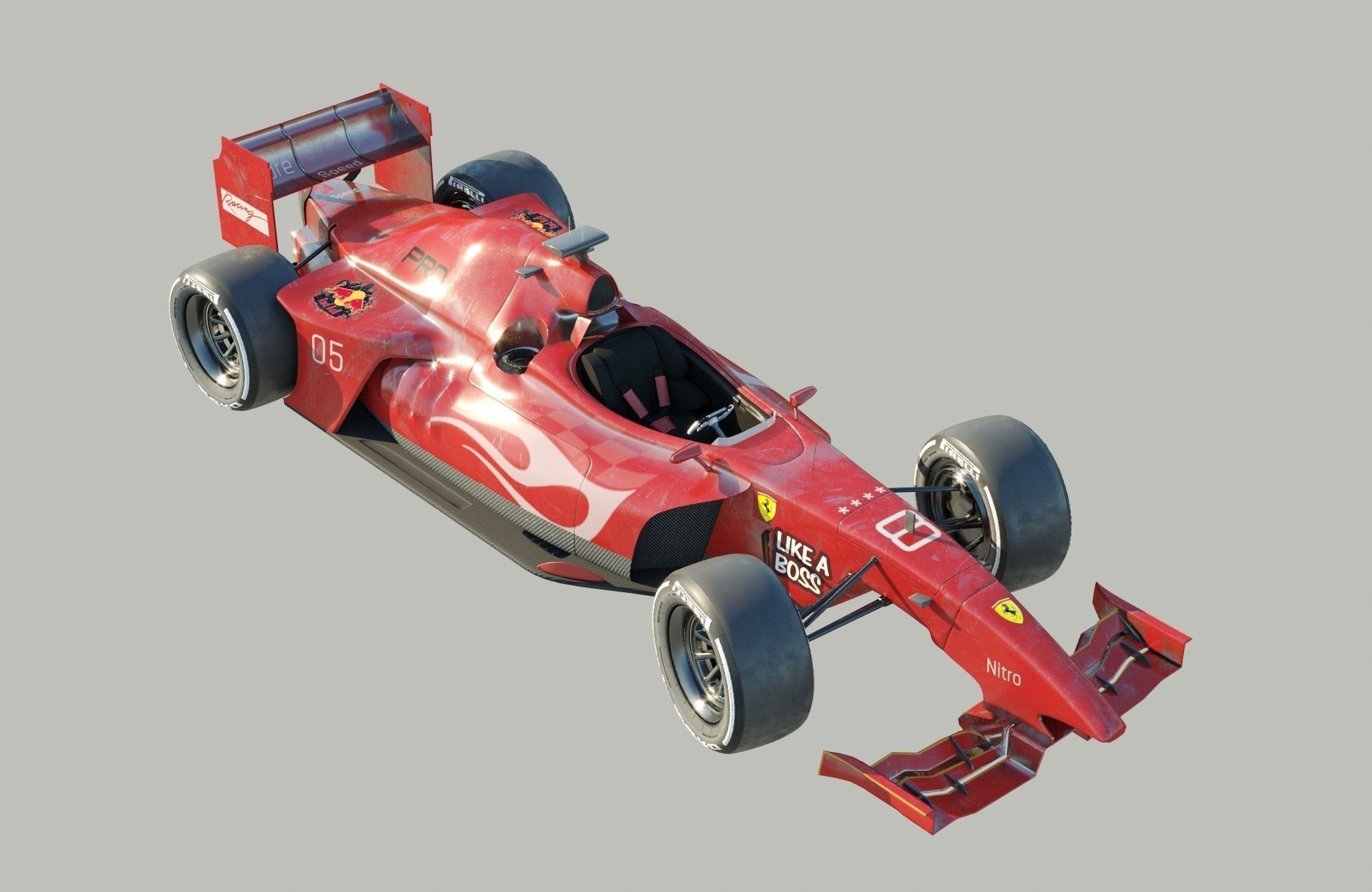 Formula 1 Car 3D model_6