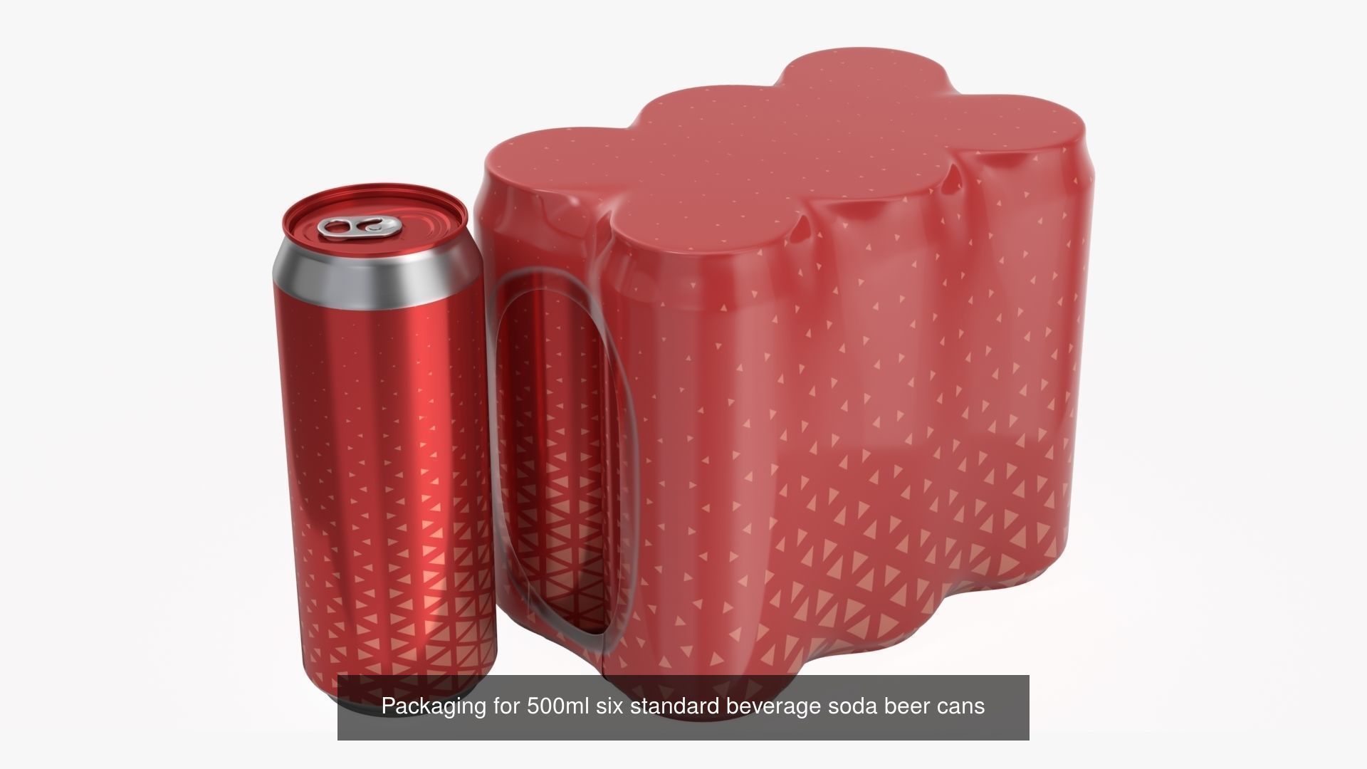 Packagings for beverage soda beer cans 3D Model Collection_3