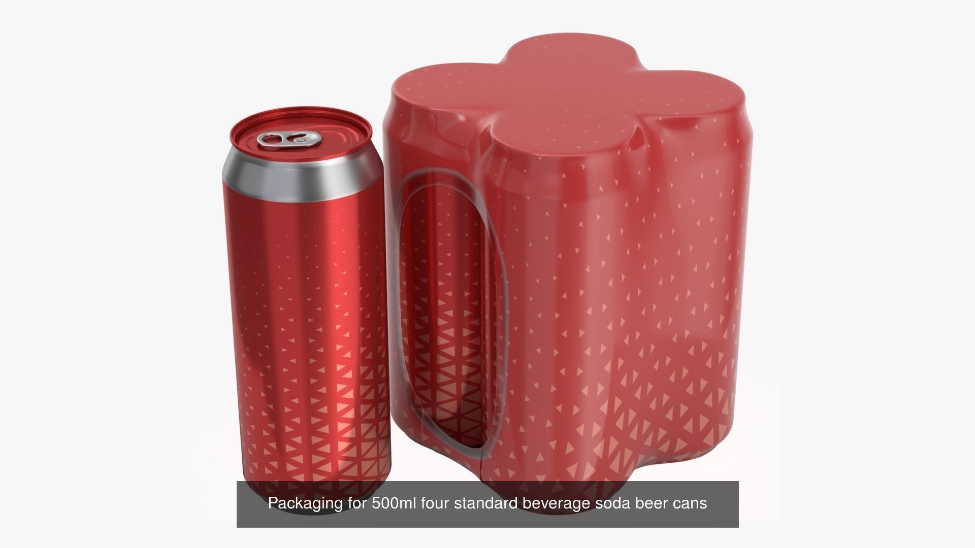 Packagings for beverage soda beer cans 3D Model Collection_4