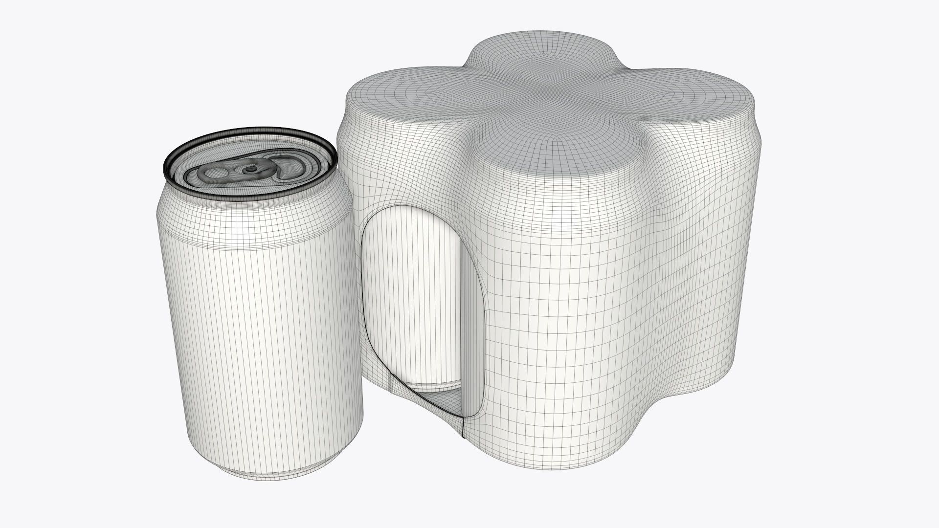 Packagings for beverage soda beer cans 3D Model Collection_11