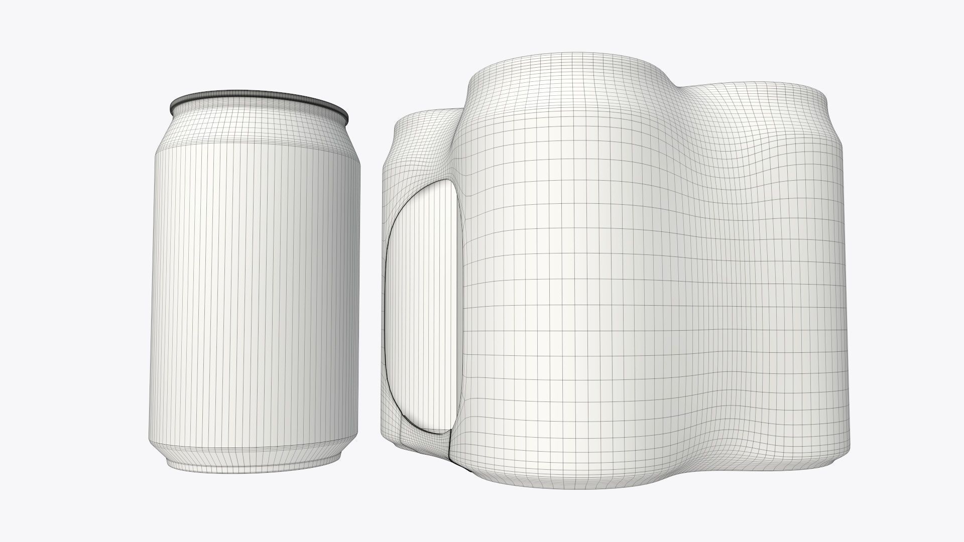 Packagings for beverage soda beer cans 3D Model Collection_12