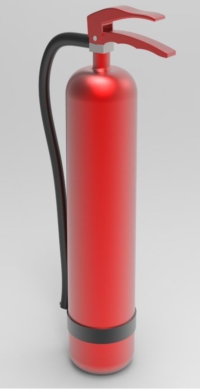 Fire extinguisher Free 3D print model_2