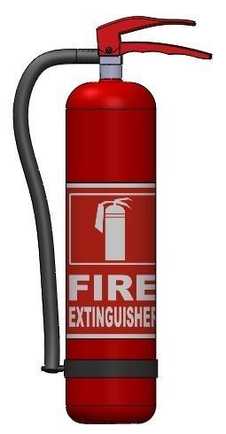 Fire extinguisher Free 3D print model_4