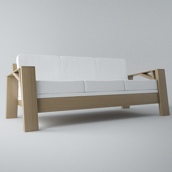 Sofa Carpenter 3D model_6