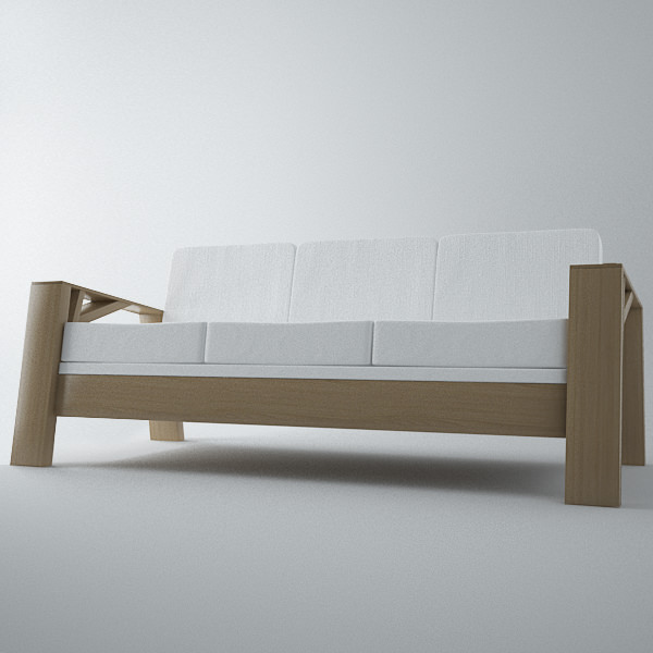 Sofa Carpenter 3D model_2