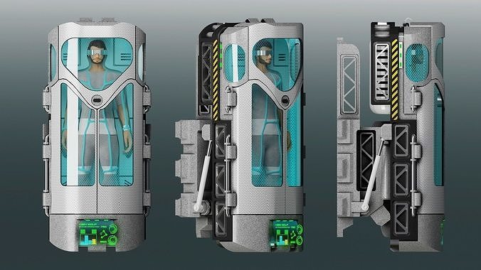 Hibernation module Free 3D model