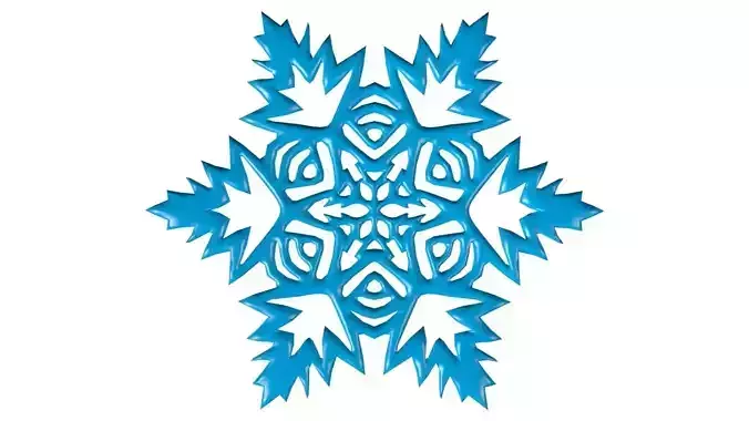 Snowflake drawing