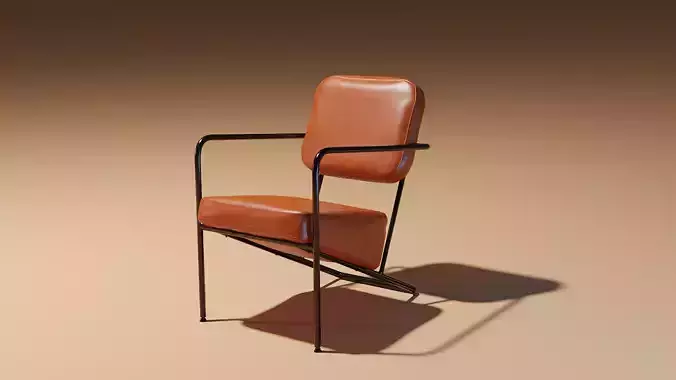 Leather Chair - Armchair IXIA 