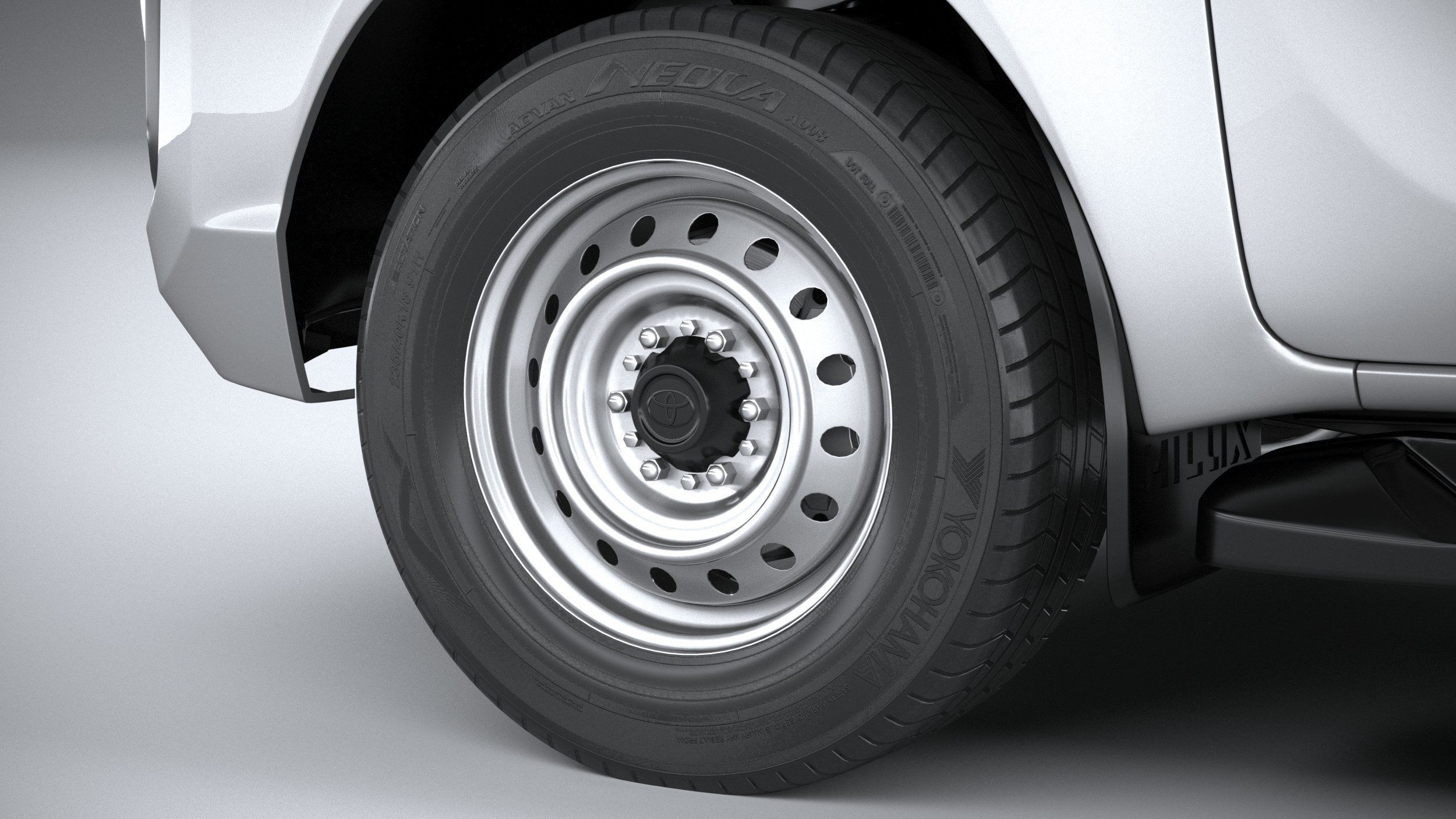 Toyota Hilux Regular Cab 2021 3D model_16