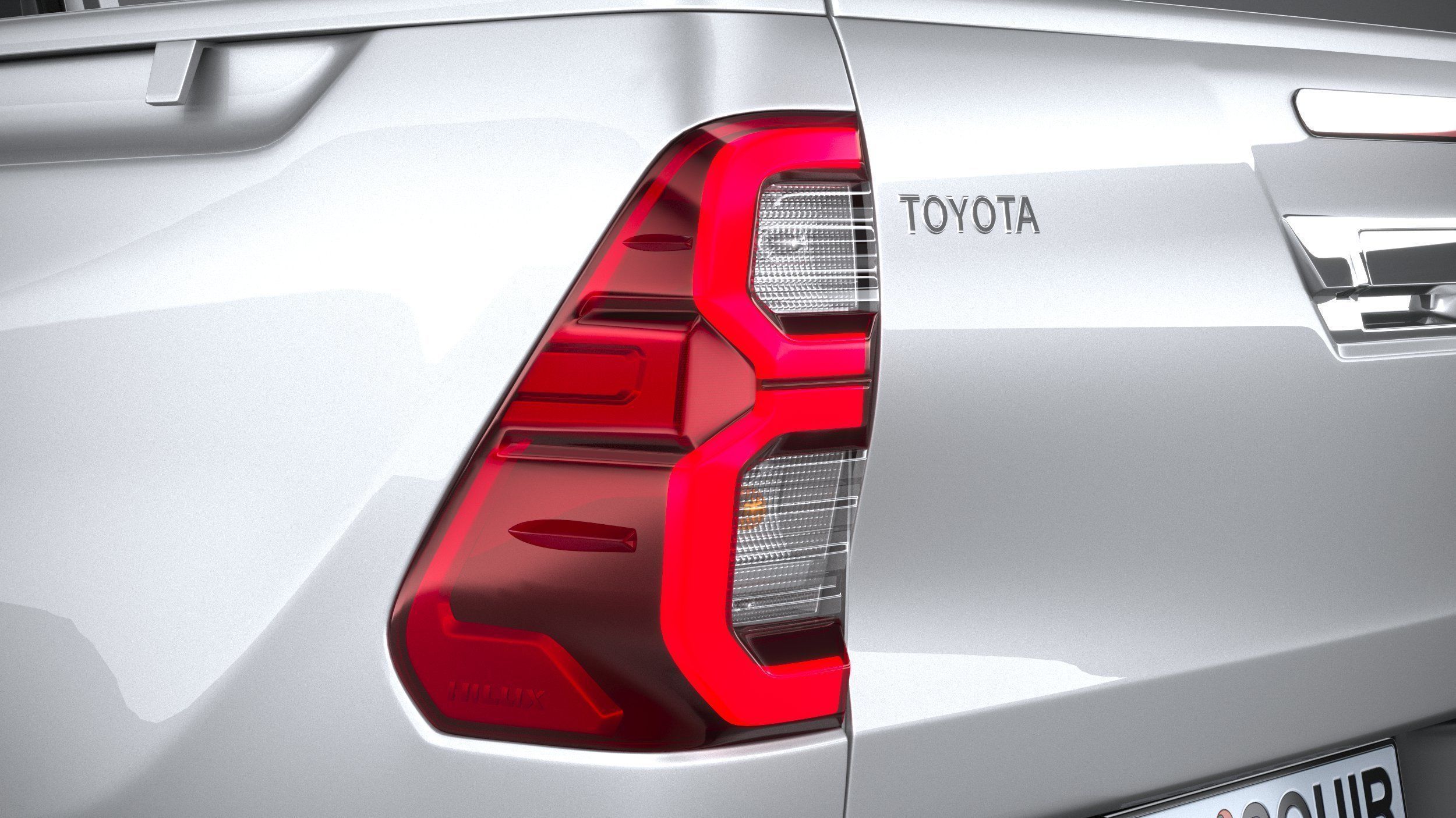 Toyota Hilux Regular Cab 2021 3D model_15