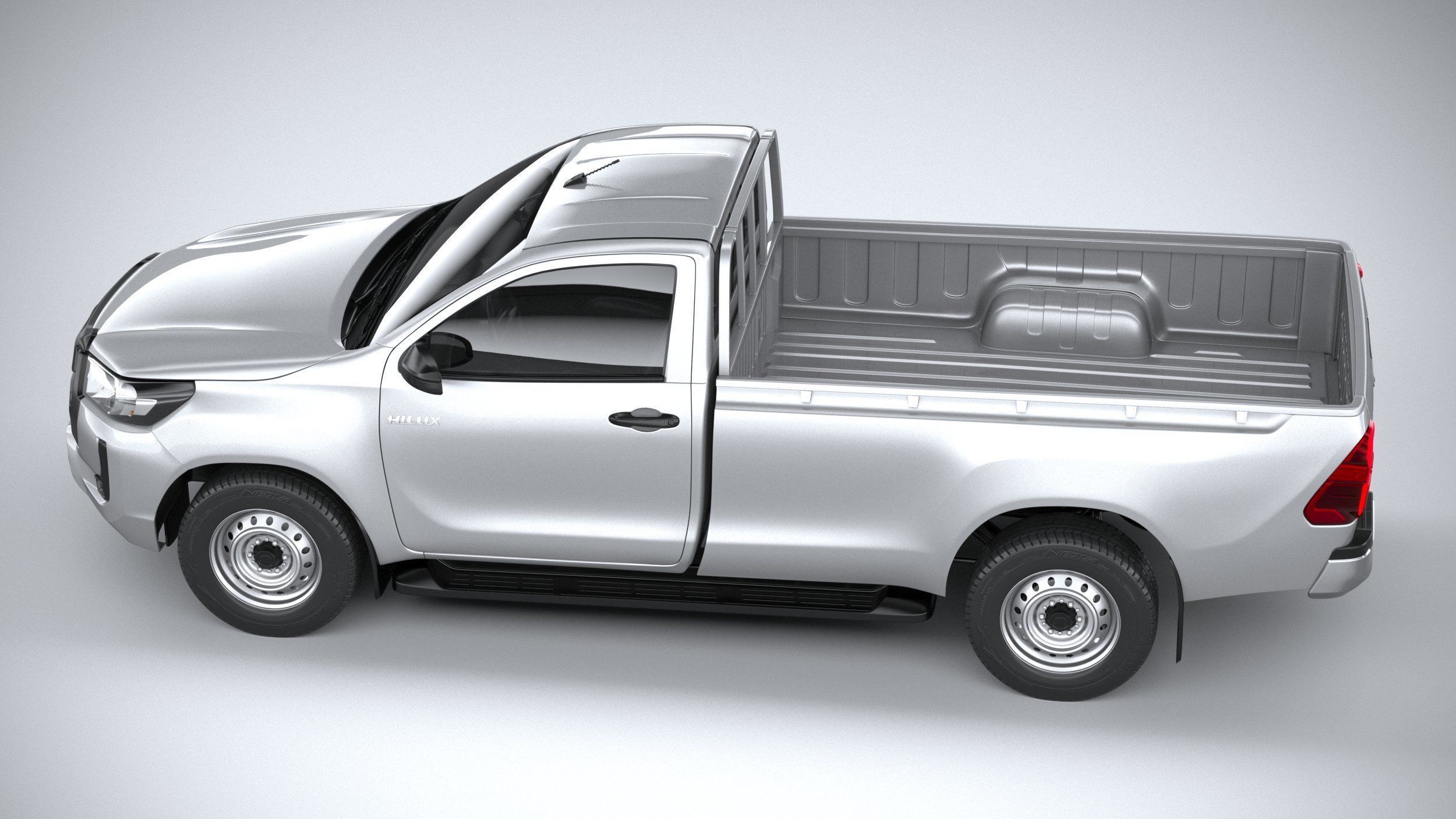 Toyota Hilux Regular Cab 2021 3D model_9